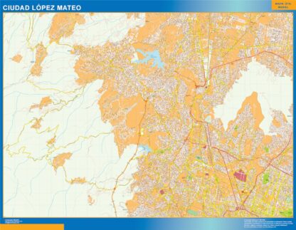Mapa Ciudad Lopez Mateo en Mexico
